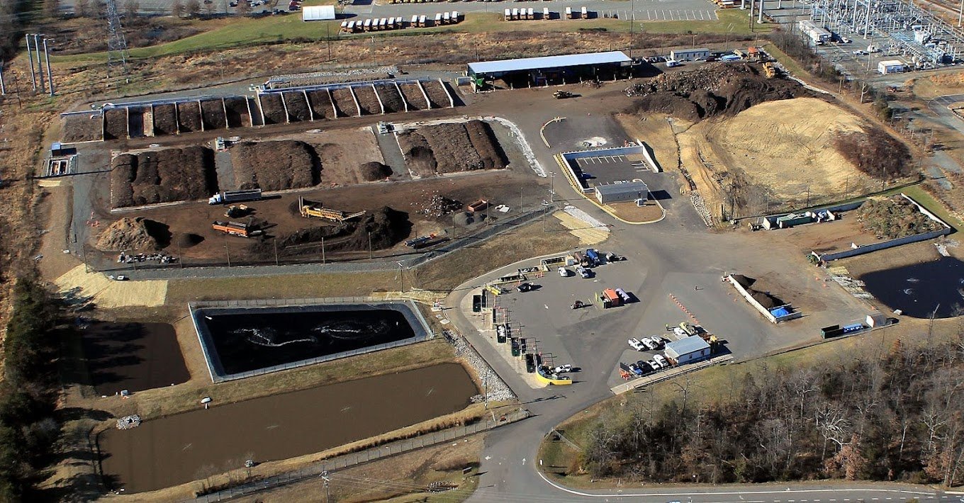 Composting facility in Manassas, Virginia